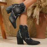 Women Chunky Canvas Sandals NewGew